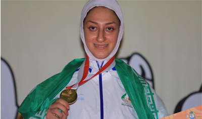 جواز حضور  ۲۲دوره رقابتهای قهرمانی جهان در دستان “فاطمه روحانی “