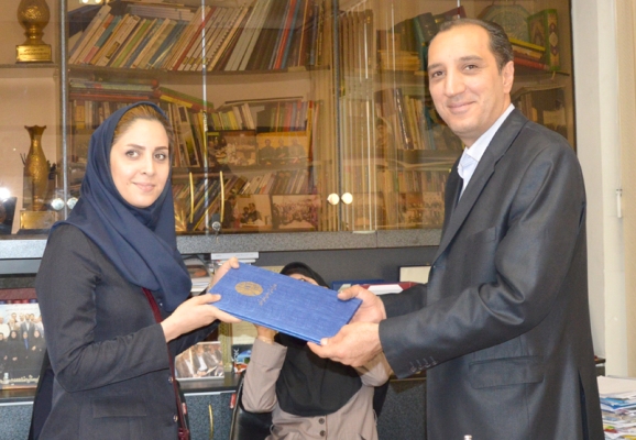مریم رضایی به عنوان عضوشورای روابط عمومی اداره کل ورزش و جوانان استان تهران منصوب شد