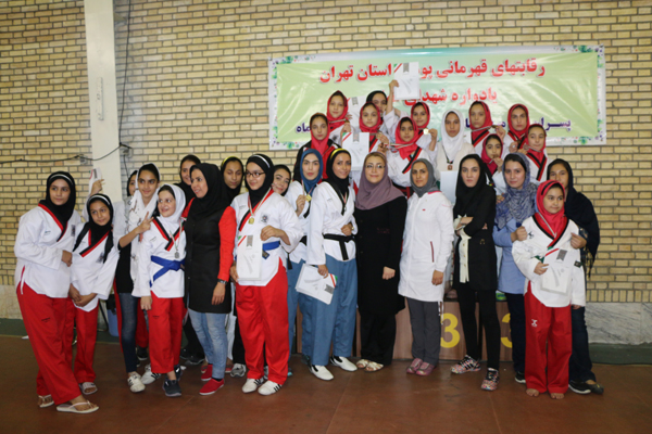 گزارش تصویری2/سکوی مسابقات قهرمانی پومسه دختران استان تهران