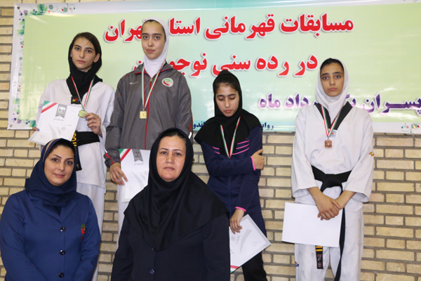 گزارش تصویری 2/سکوی مسابقات قهرمانی کیوروگی نوجوان دختر استان تهران
