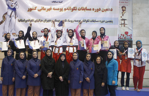 دختران پومسه رو پایتخت نایب قهرمان ایران شدند