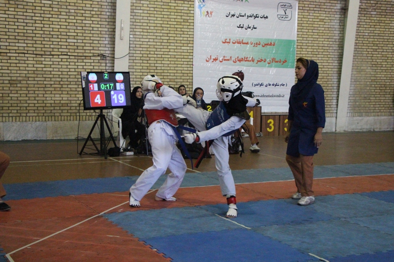 گزارش تصویری هفته پایانی دهمین دوره رقابتهای لیگ خردسالان  دختر استان تهران