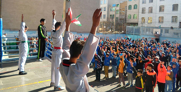 گزارش تصویری،طرح توسعه همگانی تکواندو در مدارس استان تهران