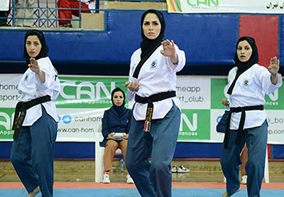 مسابقات آزاد قهرمانی پومسه دختران تهران برگزار می شود