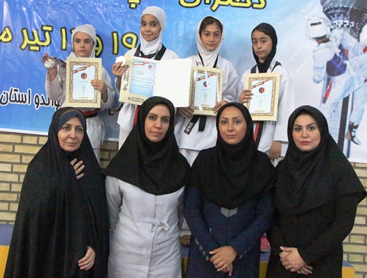 گزارش تصویری۲/سکوی مسابقات آزاد قهرمانی خردسالان دختر استان