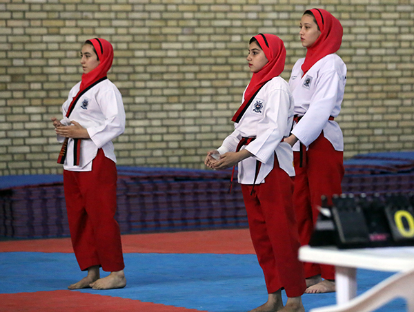 گزارش تصویری/مسابقات قهرمانی پومسه دختران استان تهران