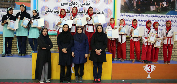 گزارش تصویری۲/مسابقات قهرمانی پومسه دختران استان تهران