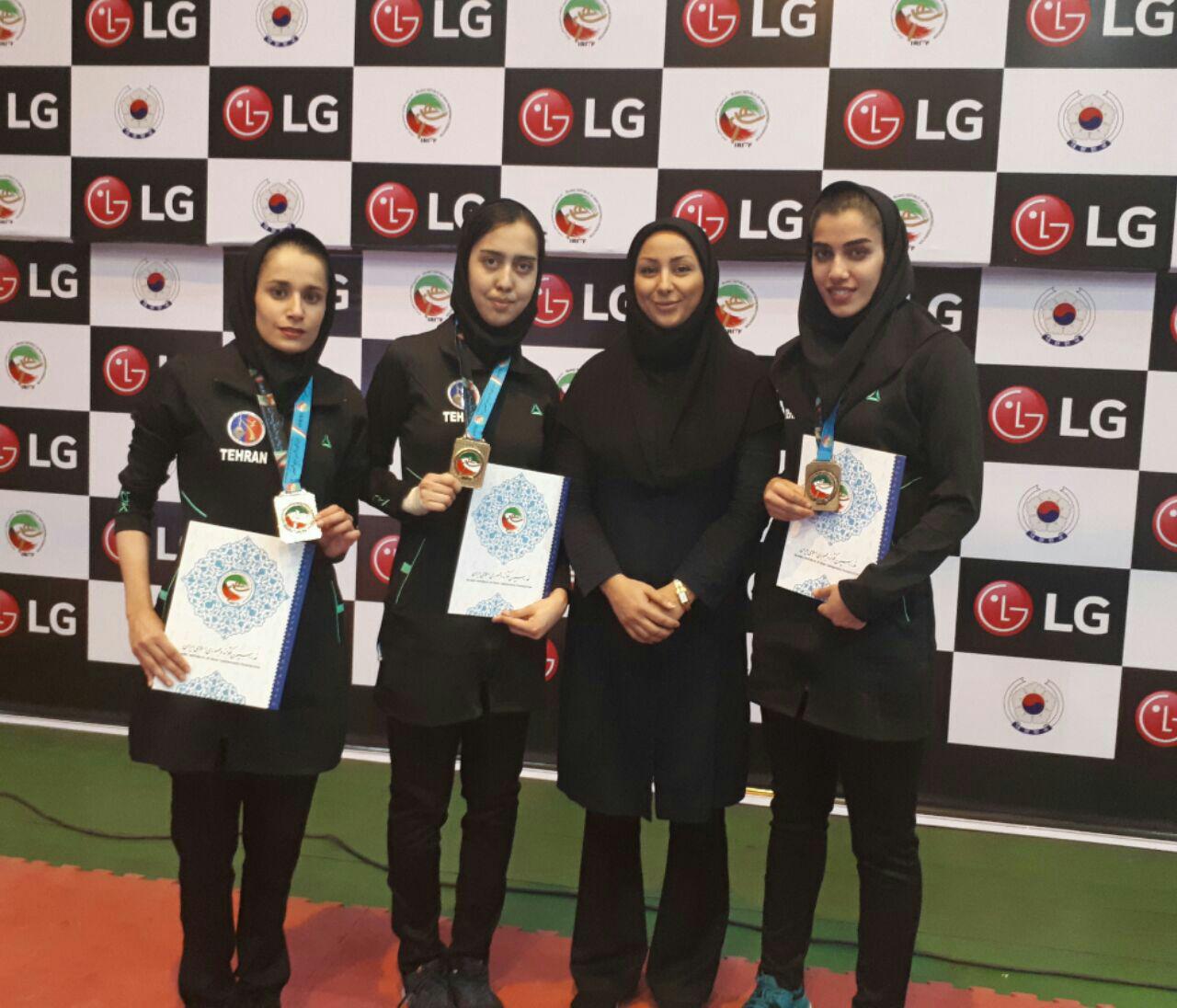 ۴ مدال رنگارنگ حاصل تلاش بانوان تهران در روز نخست