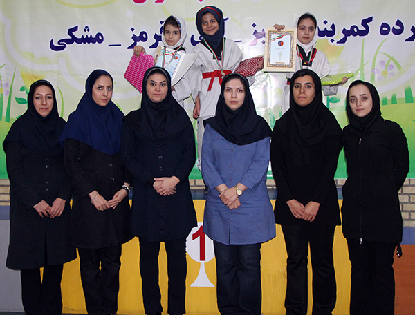 گزارش تصویری ۲/ سکوی مسابقات شکوفه های دختر استان تهران
