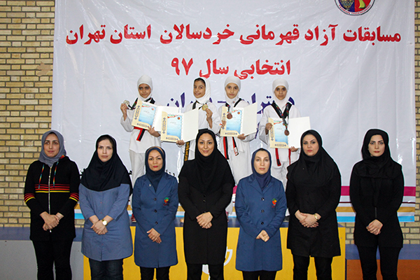 گزارش تصویری۲/سکوی مسابقات قهرمانی خردسالان دختر استان تهران