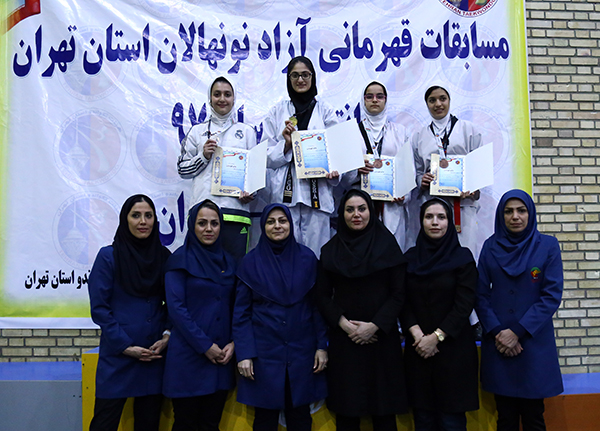 گزارش تصویری۲/سکوی مسابقات قهرمانی نونهالان دختر استان تهران