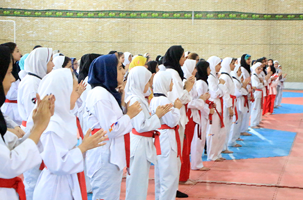 گزارش تصویری/آزمون دوره ۲۴۶ ارتقاء رده کمربند دختران