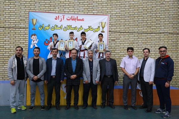 پسران برتر خردسال استان تهران روی سکو رفتند