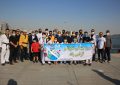 برگزاری همایش پیاده رویی تکواندوکاران در خلیج فارس