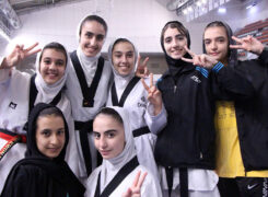 گزارش تصویری۴/مسابقات آزاد قهرمانی نوجوانان دختر استان تهران