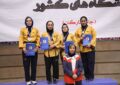گزارش تصویری/قهرمانان و سکونشینان تهرانی در رقابتهای لیگ برتر پومسه کشور در گروه دختران