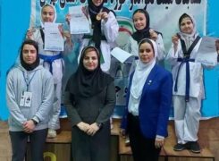 دختران سکونشین مسابقات قهرمانی تکواندو حوزه شمالغرب معرفی شدند